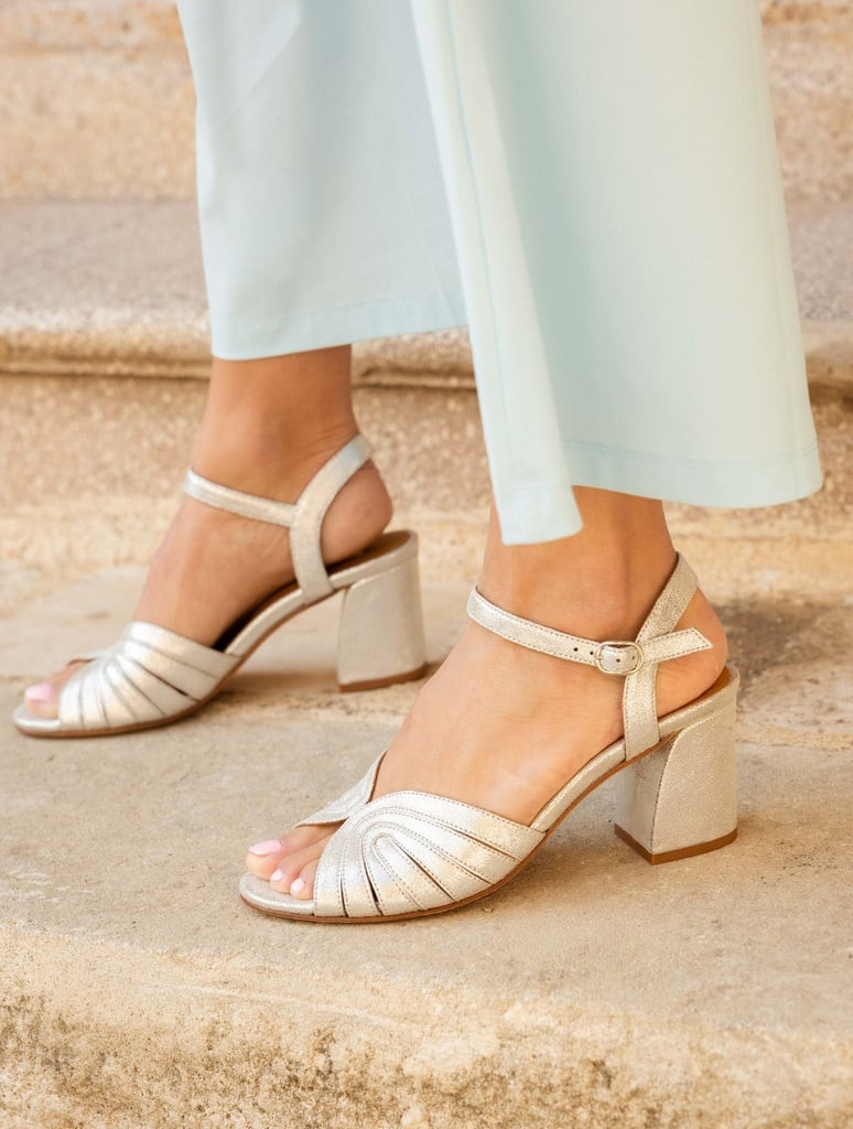 Sandalias de Tacón : Eileen - Silver Meanders