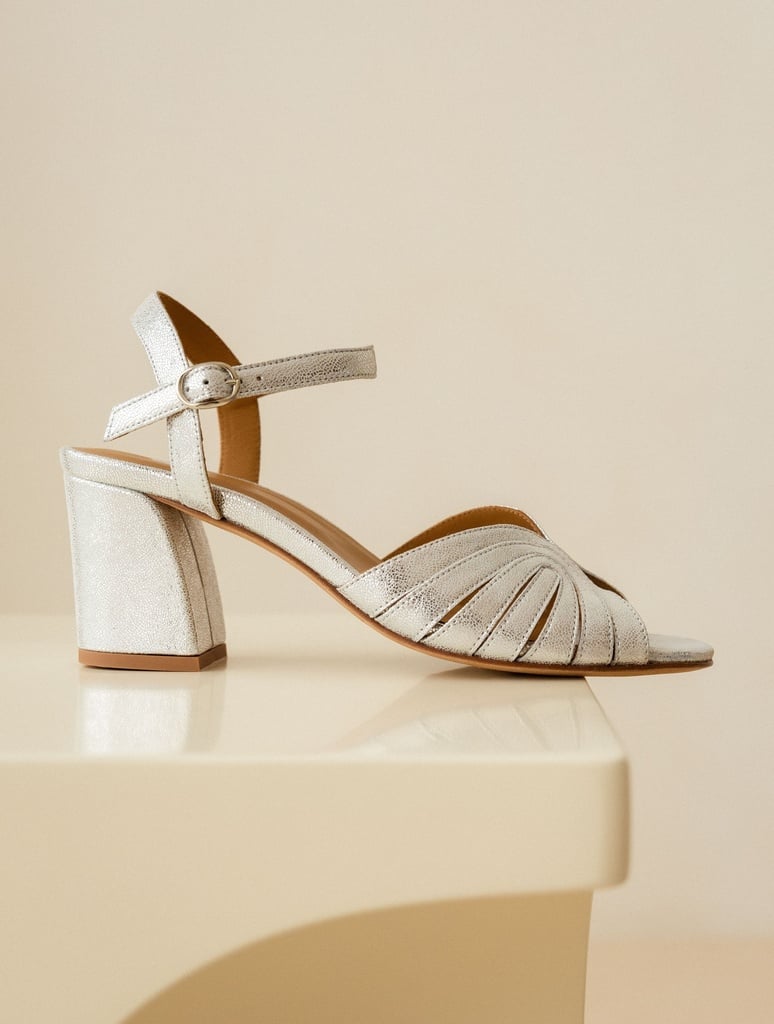 Sandalias de Tacón : Eileen - Silver Meanders