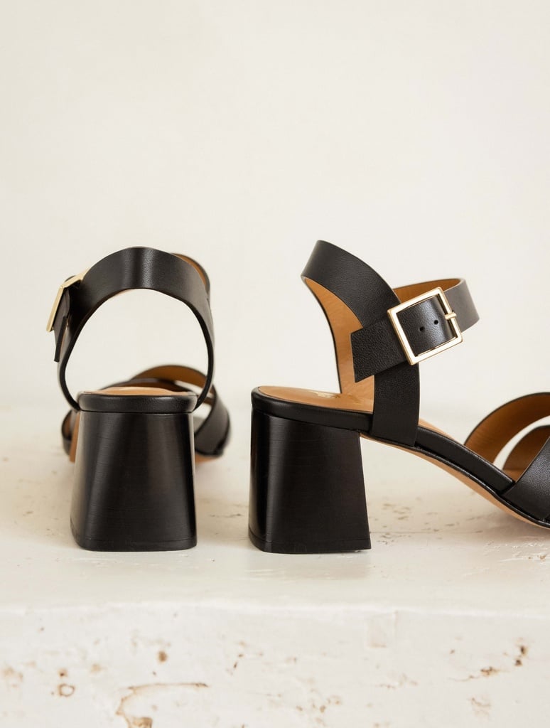 Heeled Sandals : Esther - Passion Black