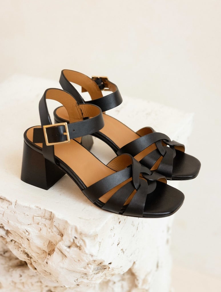 Heeled Sandals : Esther - Passion Black