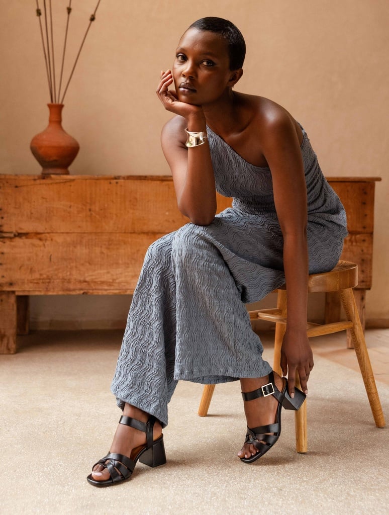 Heeled Sandals : Esther - Passion Black