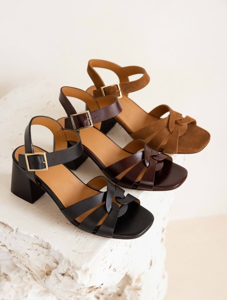 Heeled Sandals : Esther - Irish Coffee