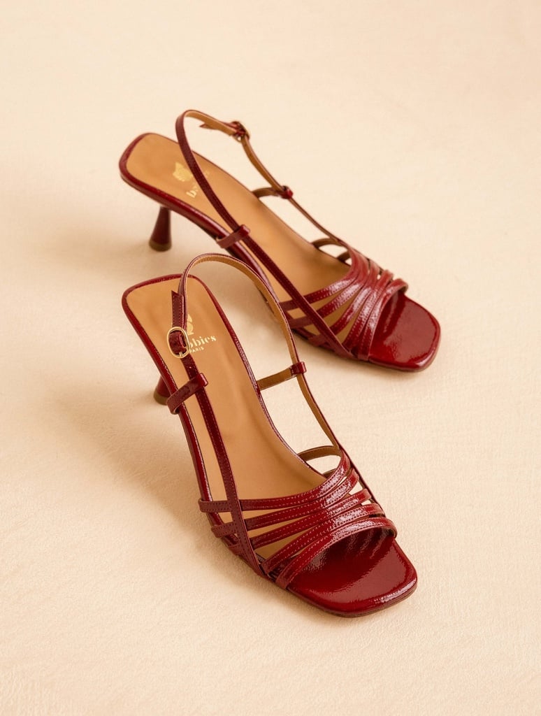 Heeled Sandals : Ève - Cherry Gloss