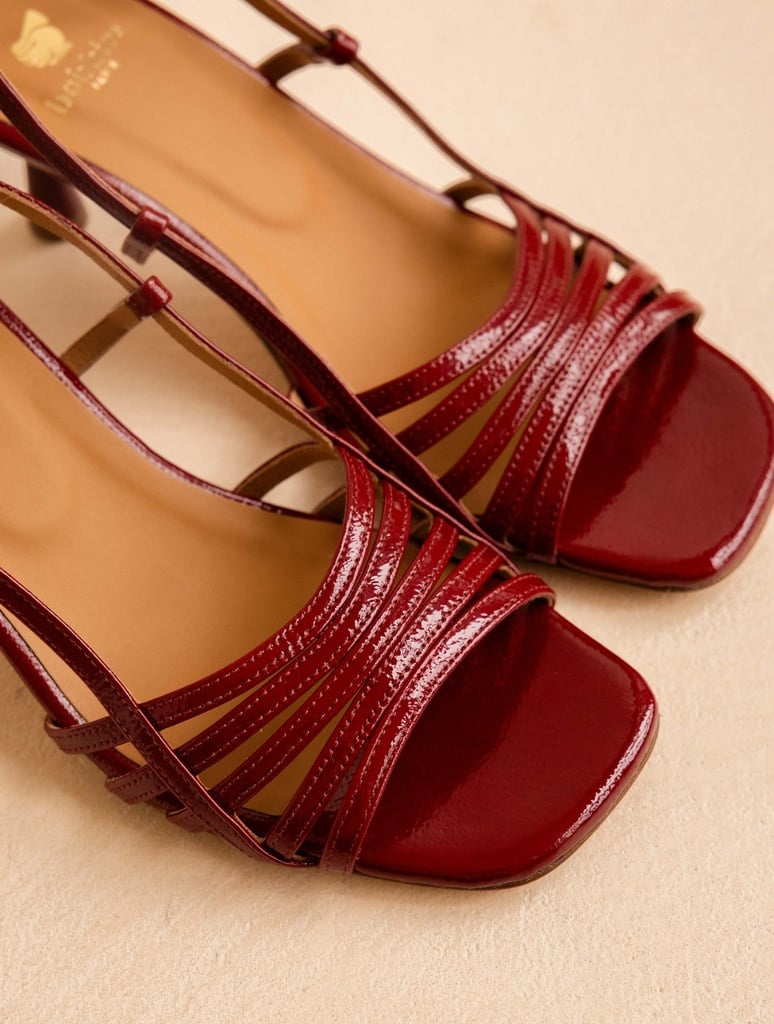 Heeled Sandals : Ève - Cherry Gloss