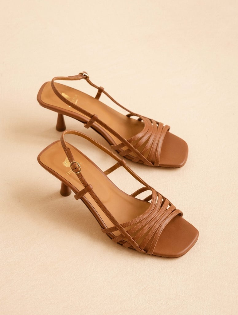 Heeled Sandals : Ève - Camel