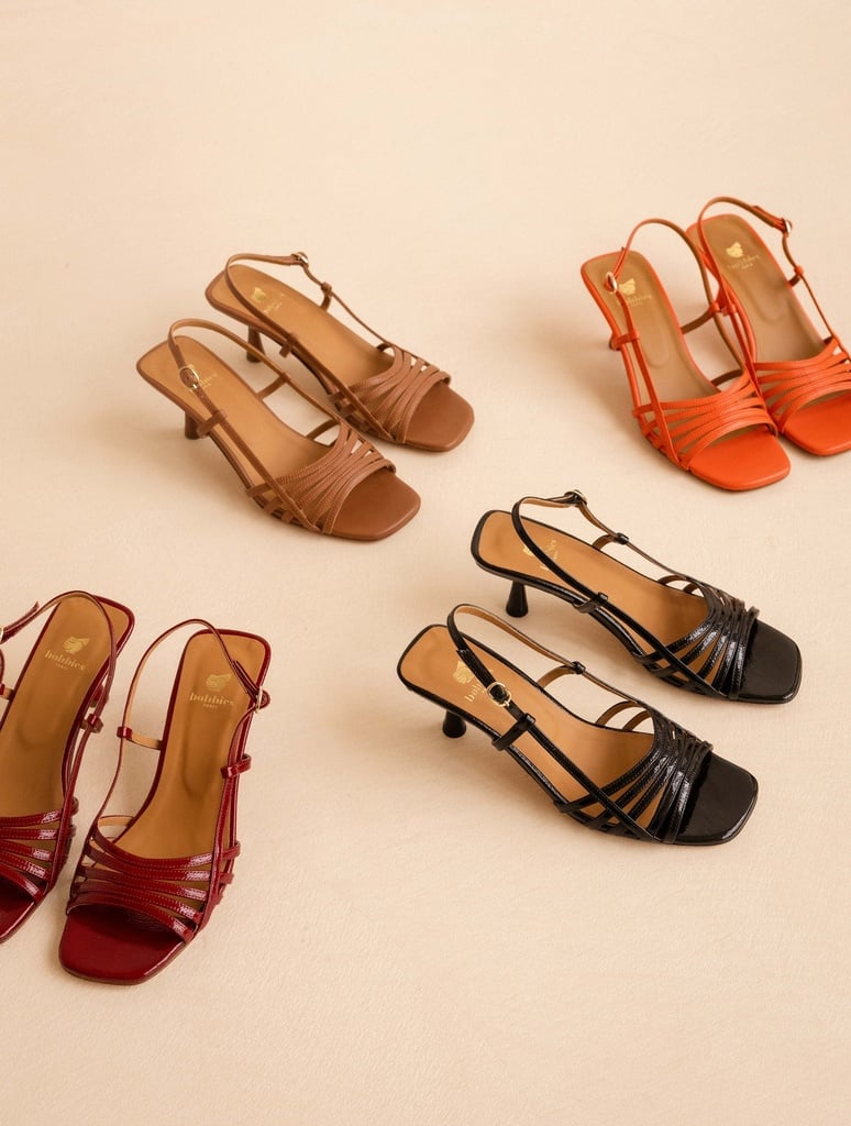 Heeled Sandals : Ève - Camel