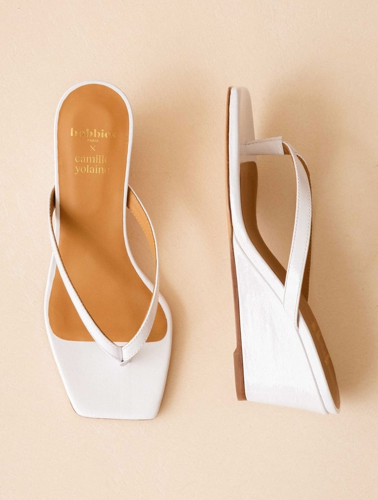 Heeled Sandals : Gabrielle - Vinyl White
