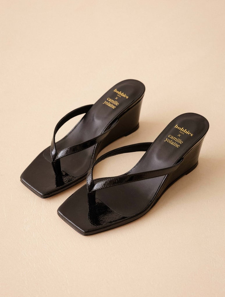 Sandales à Talons : Gabrielle - Noir Vinyl