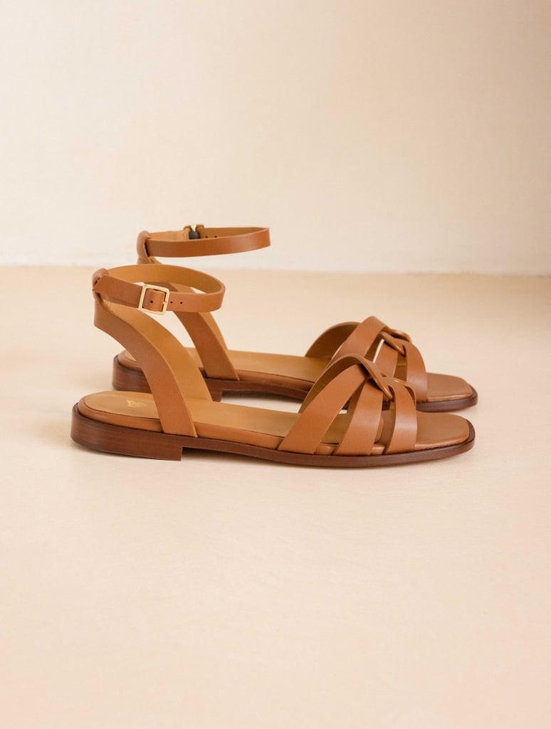 Sandales Plates : Hanaé - Camel