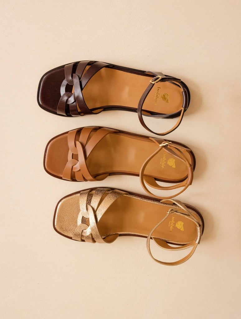 Sandales Plates : Hanaé - Camel