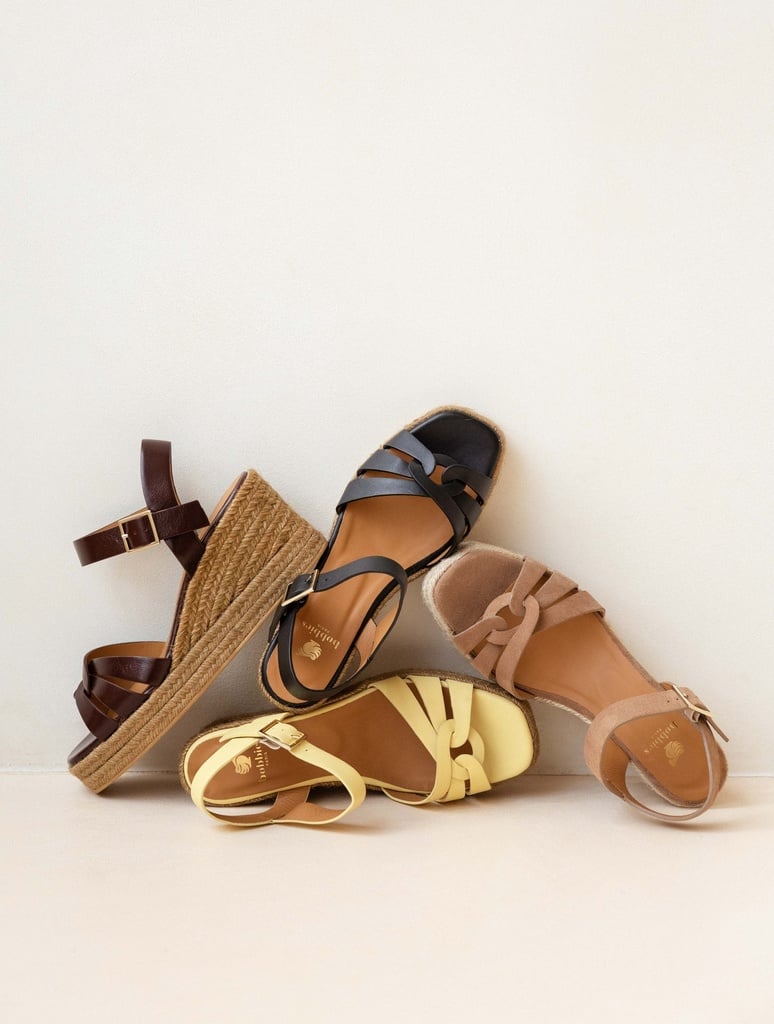 Espadrille Wedges : Hisa - Lemonade