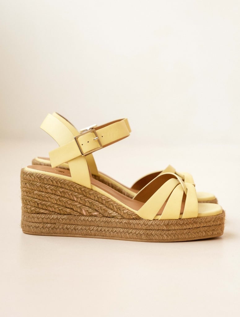 Espadrille Wedges : Hisa - Lemonade