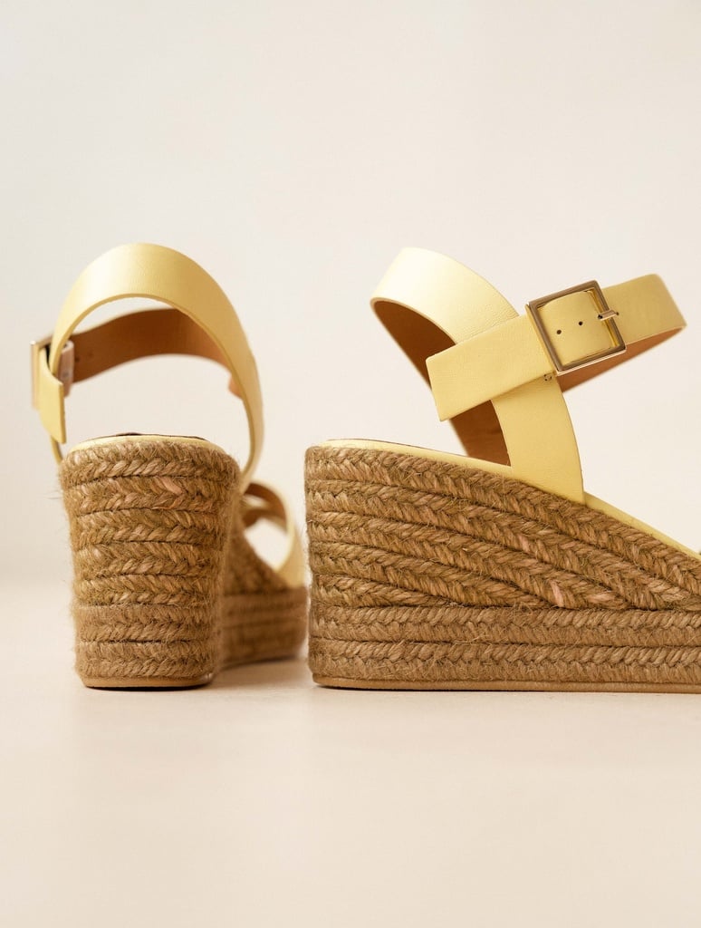 Espadrille Wedges : Hisa - Lemonade