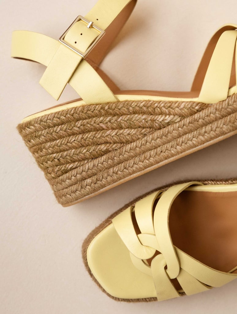 Espadrille Wedges : Hisa - Lemonade