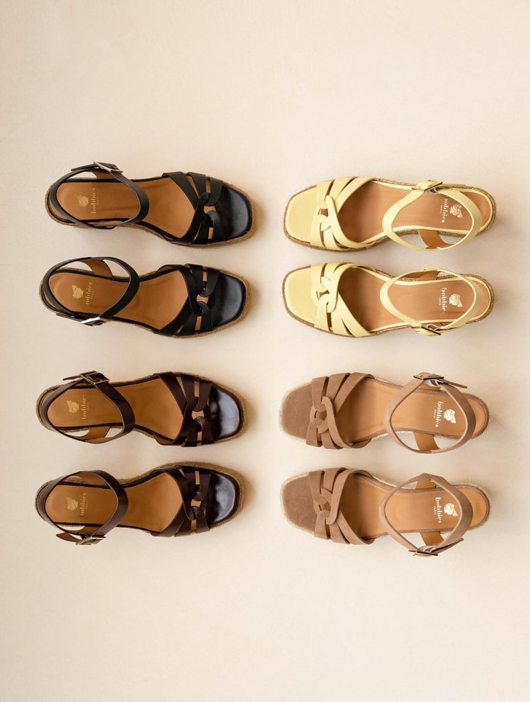 Espadrille Wedges : Hisa - Passion Black