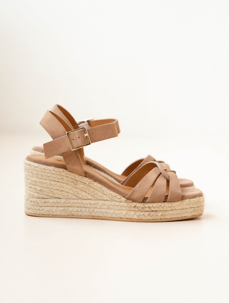 Espadrille Wedges : Hisa - Antelope