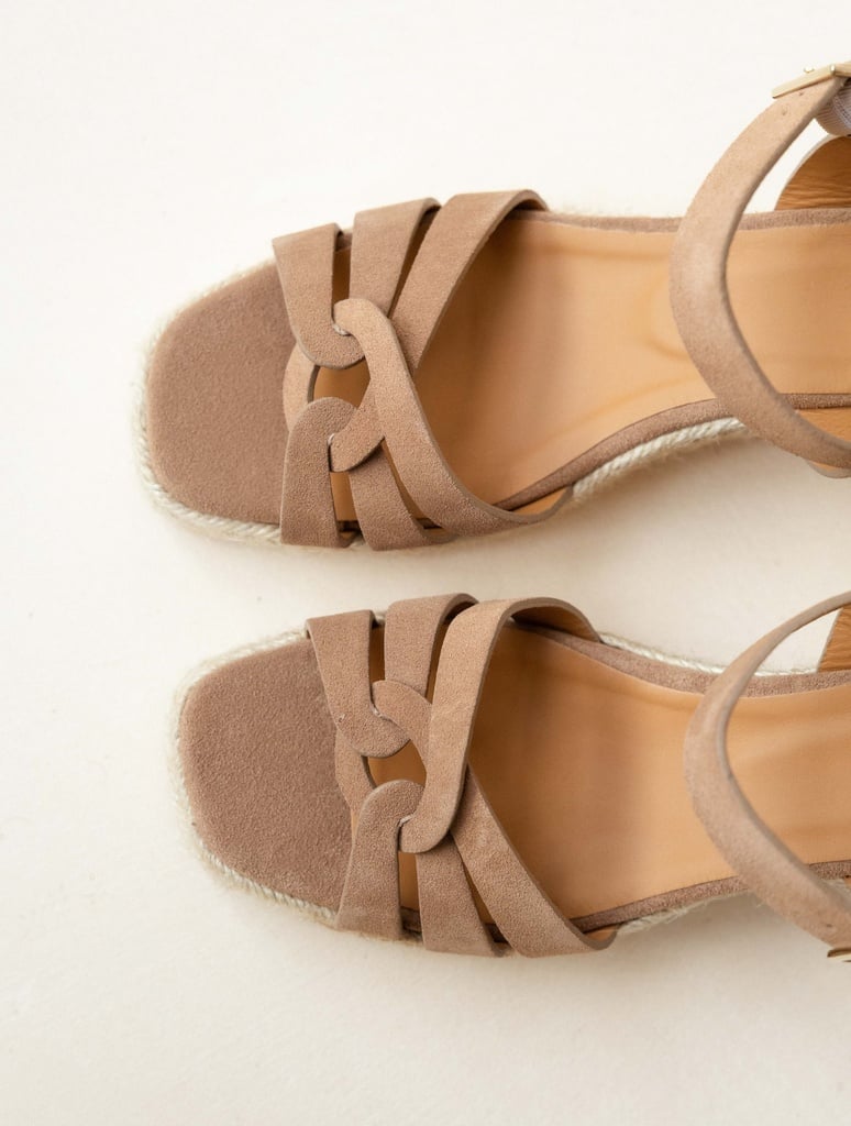 Espadrille Wedges : Hisa - Antelope