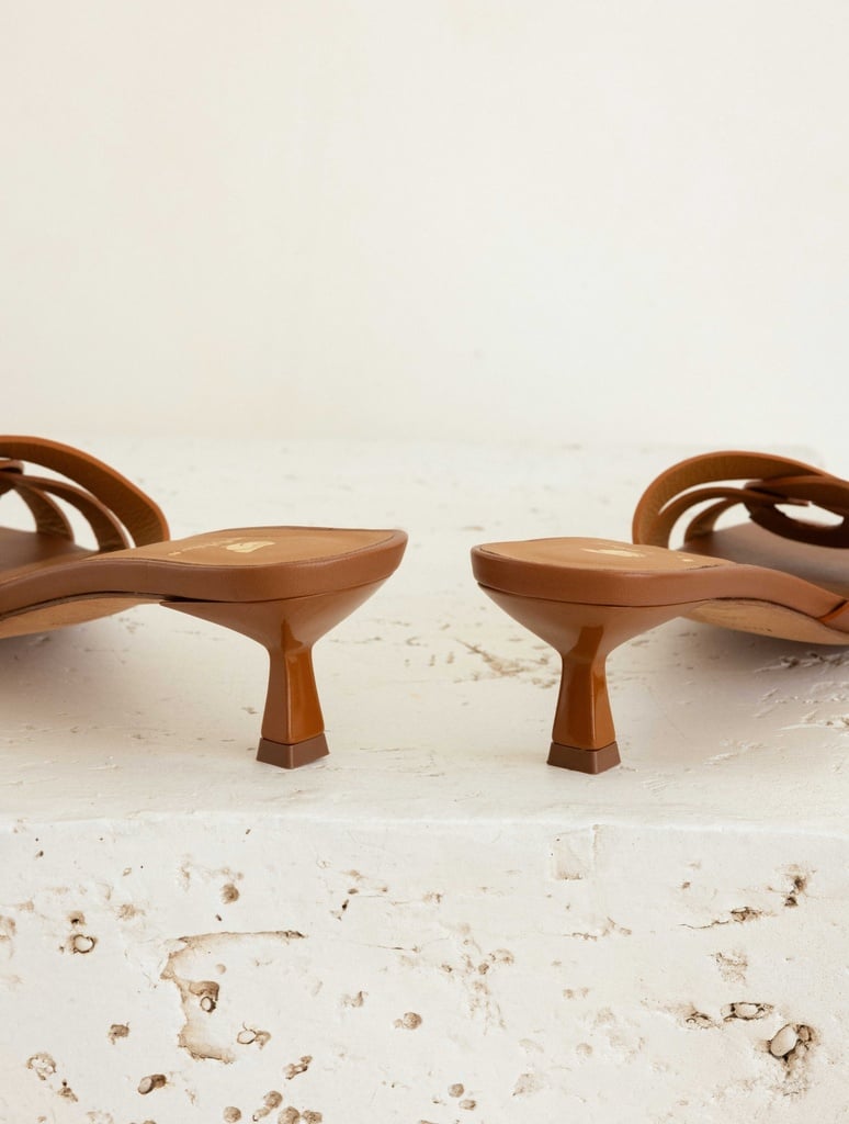 Heeled Sandals : Isalie - Camel