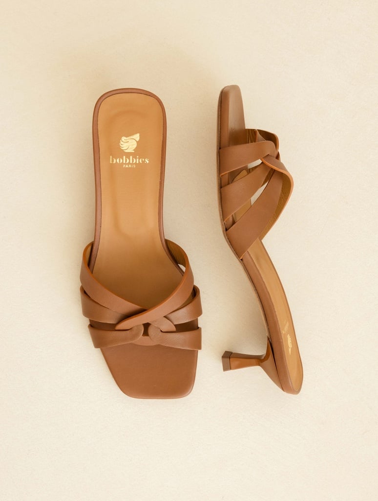 Heeled Sandals : Isalie - Camel
