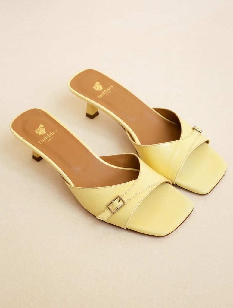 Sandalen mit Absatz : June - Frosted Lemon