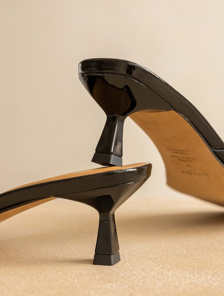 Sandales à Talons : June - Vinyl Black