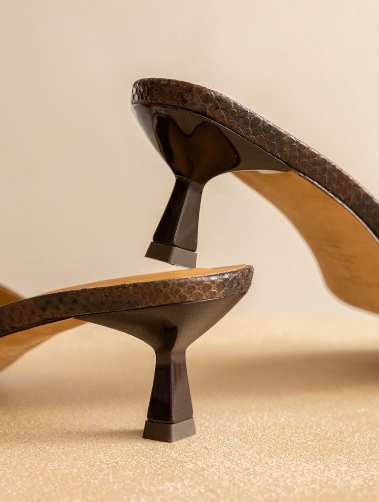 Sandales à Talons : June - Cobra Brown