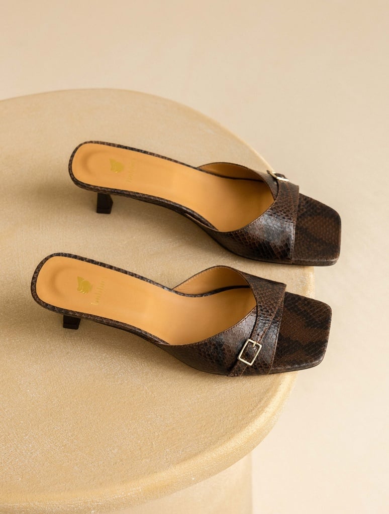 Sandales à Talons : June - Cobra Brown