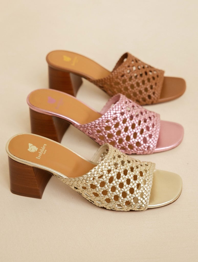 Heeled Sandals : Kelly - Champagne Gold