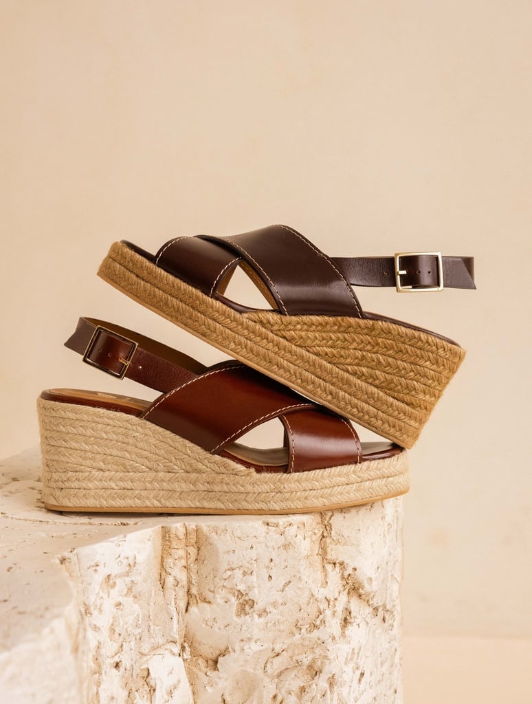 Espadrilles mit Keilabsatz : Lucy - Irish Coffee