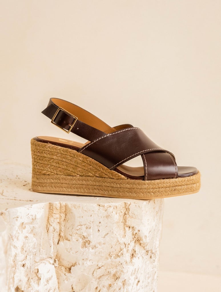 Espadrilles mit Keilabsatz : Lucy - Irish Coffee