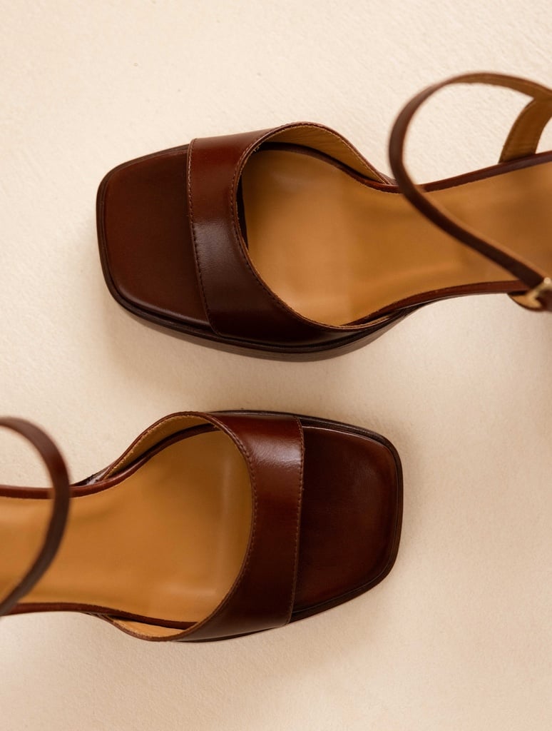 Heeled Sandals : Lenka - Chestnut
