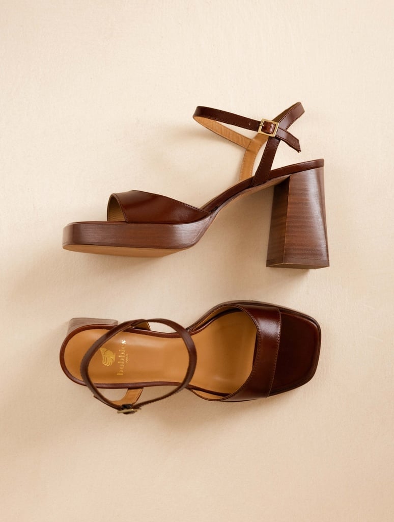 Heeled Sandals : Lenka - Chestnut