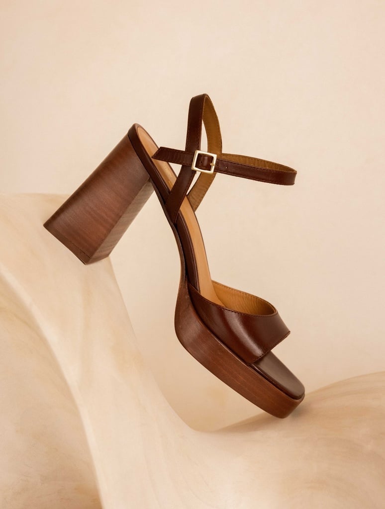 Heeled Sandals : Lenka - Chestnut