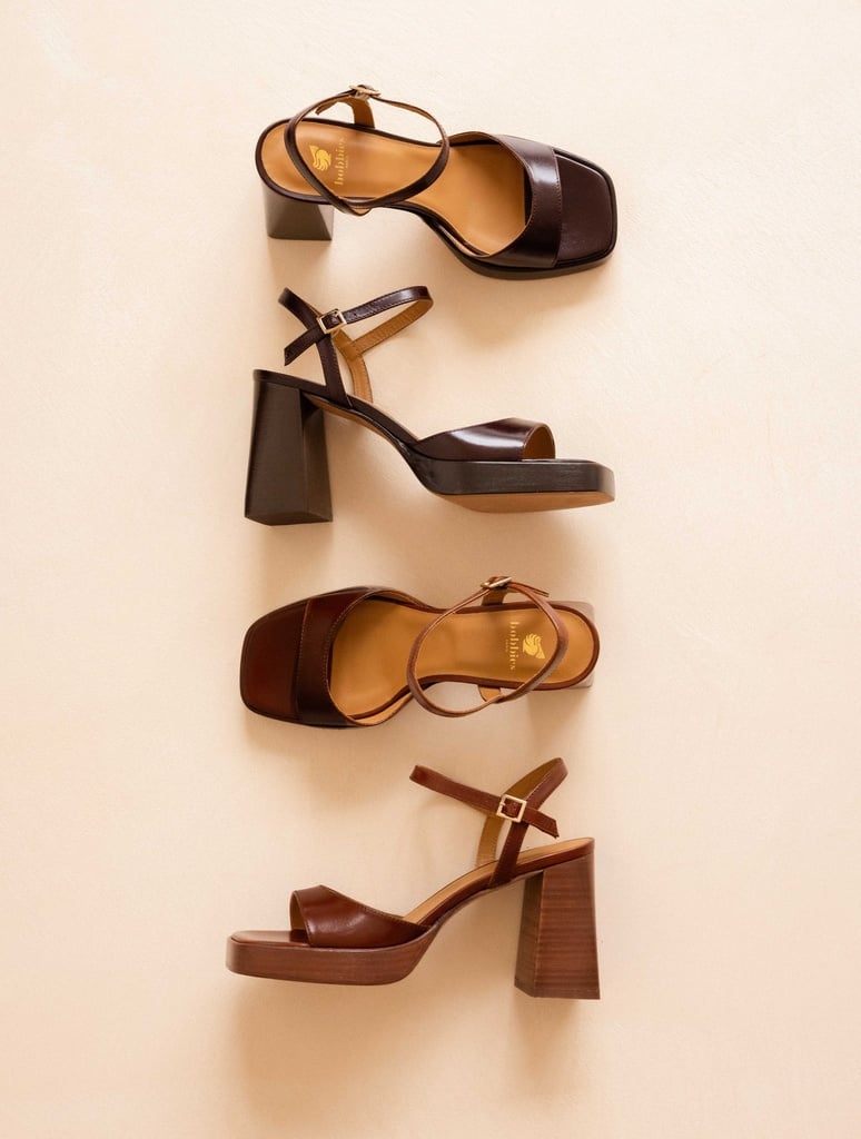 Heeled Sandals : Lenka - Chestnut
