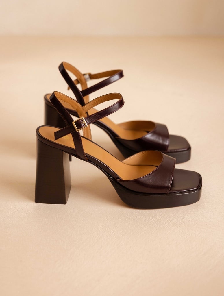 Heeled Sandals : Lenka - Irish Coffee