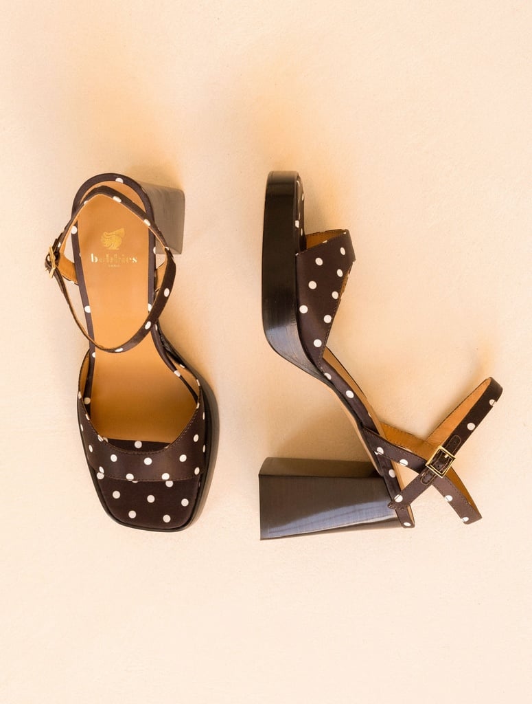 Sandalen mit Absatz : Lenka - Mocha Dots