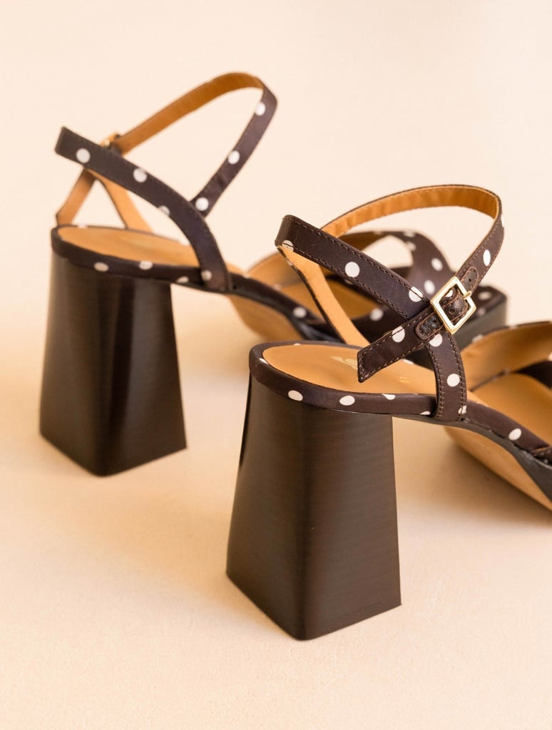 Sandalen mit Absatz : Lenka - Mocha Dots