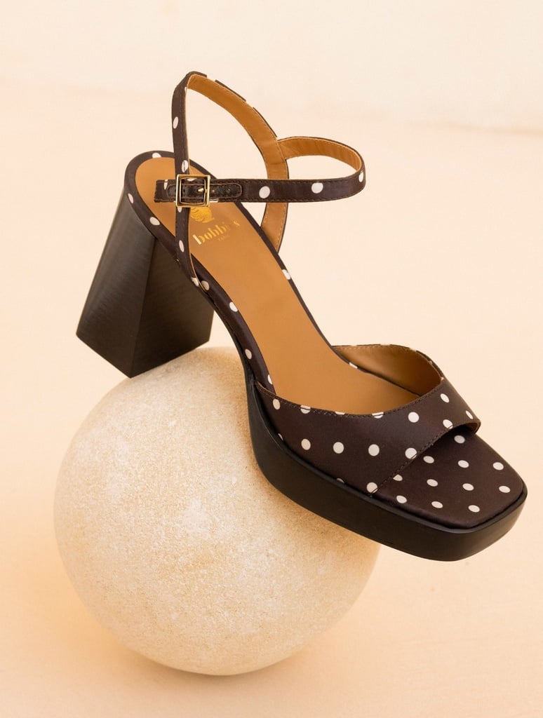 Sandalen mit Absatz : Lenka - Mocha Dots