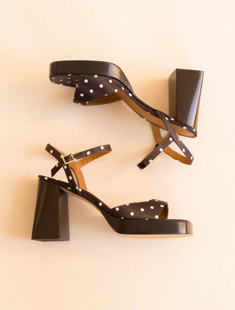 Sandalen mit Absatz : Lenka - Mocha Dots