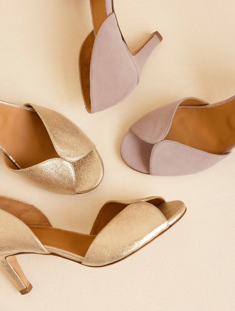 Sandales à Talons : Liz - Rosy Nude