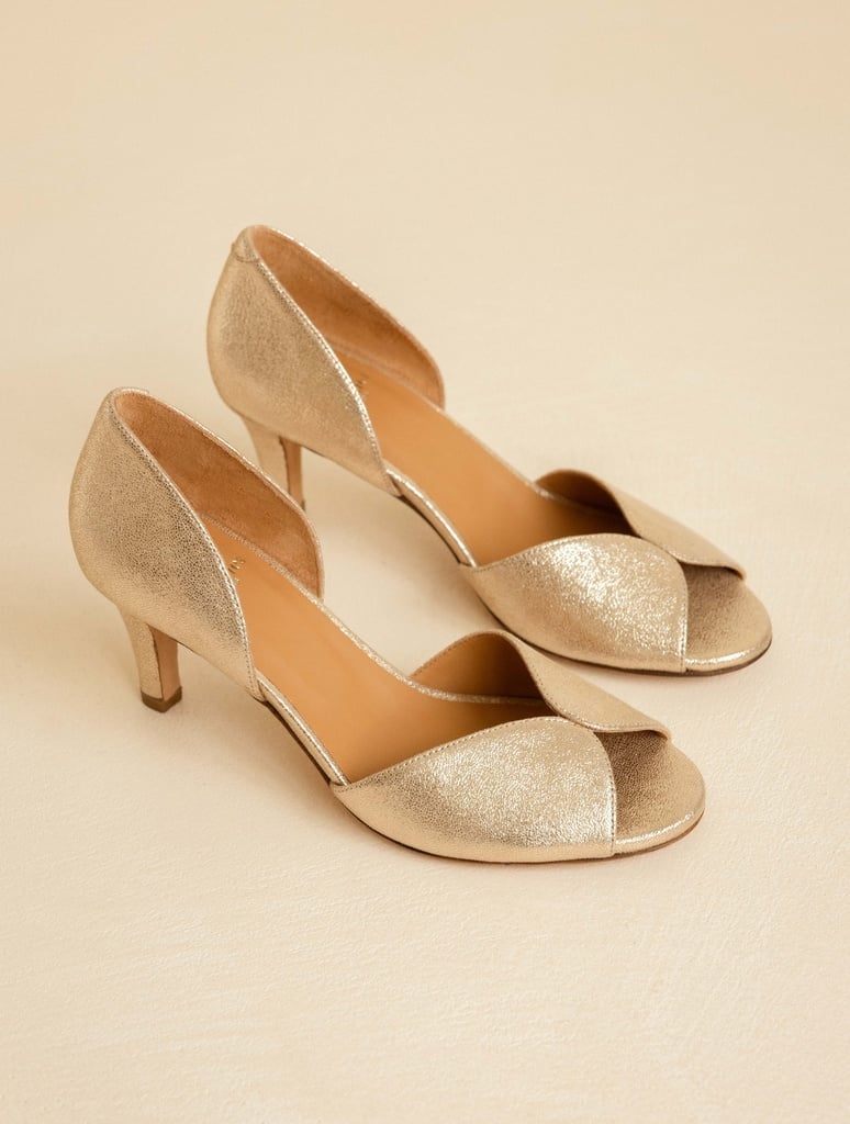 Sandales à Talons : Liz - Iridescent Champagne