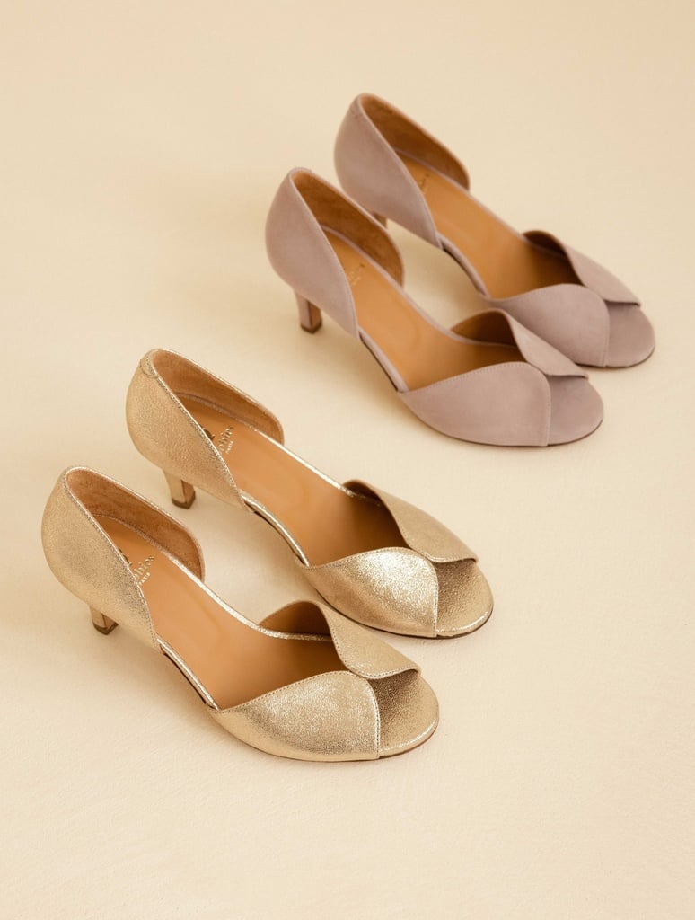 Sandales à Talons : Liz - Iridescent Champagne