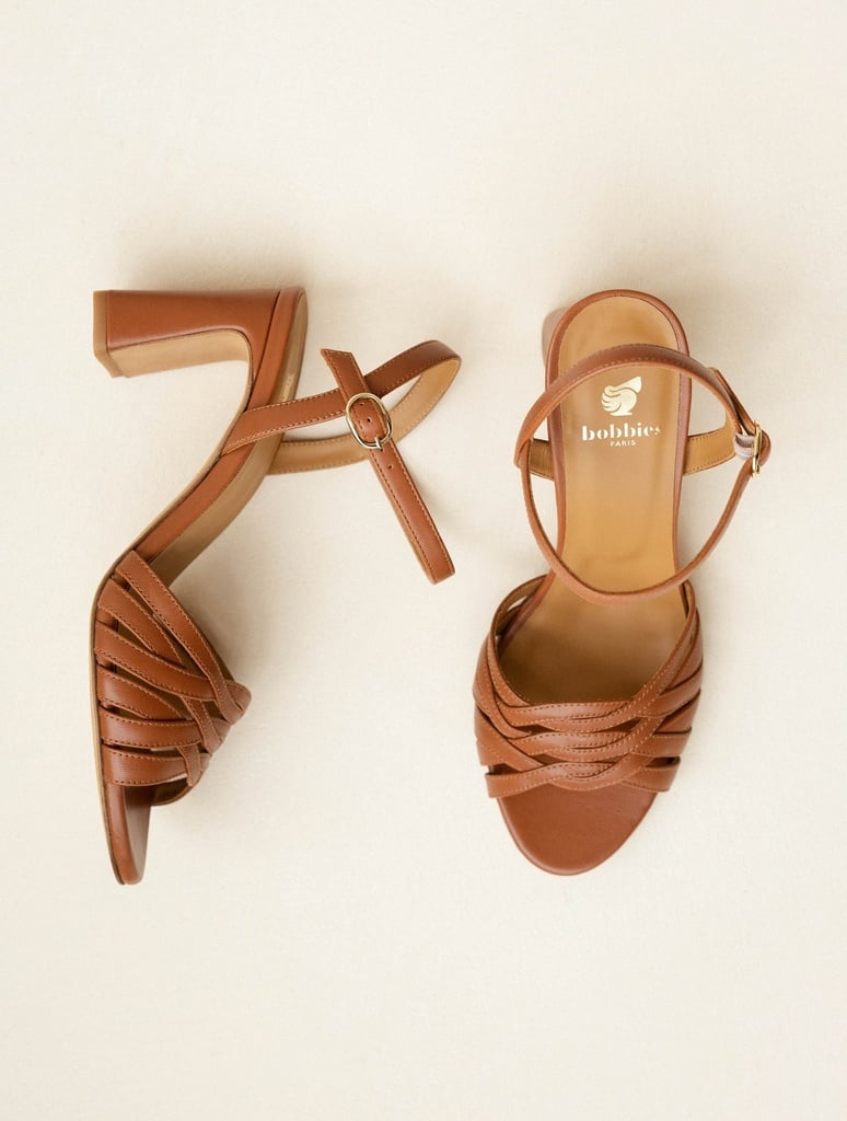 Heeled Sandals : Loren - Camel