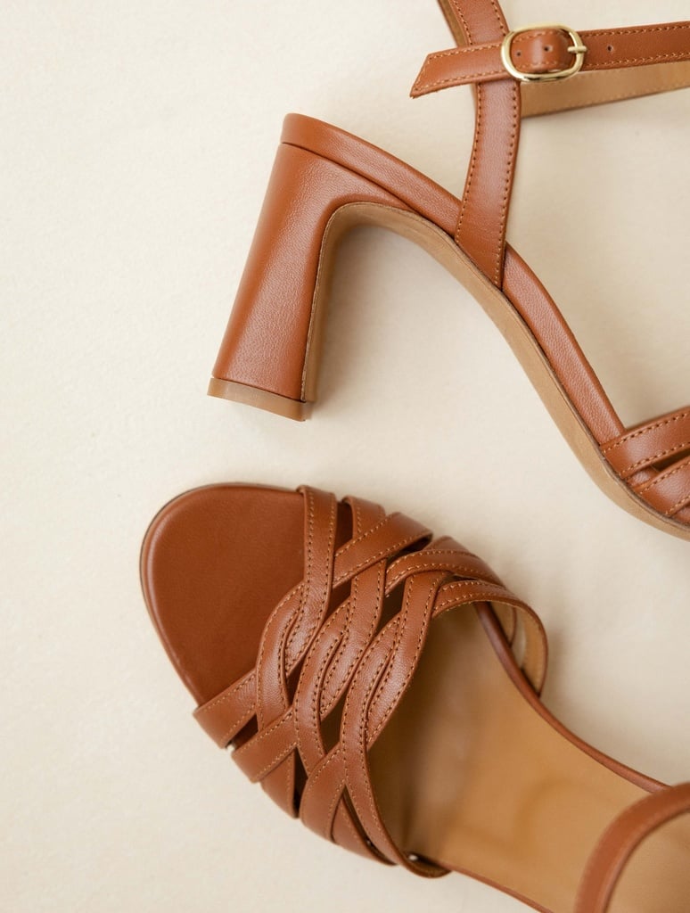 Heeled Sandals : Loren - Camel
