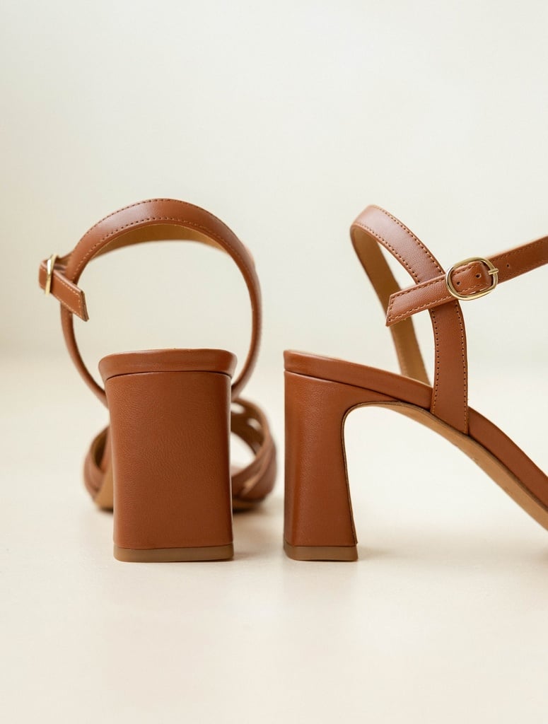 Heeled Sandals : Loren - Camel