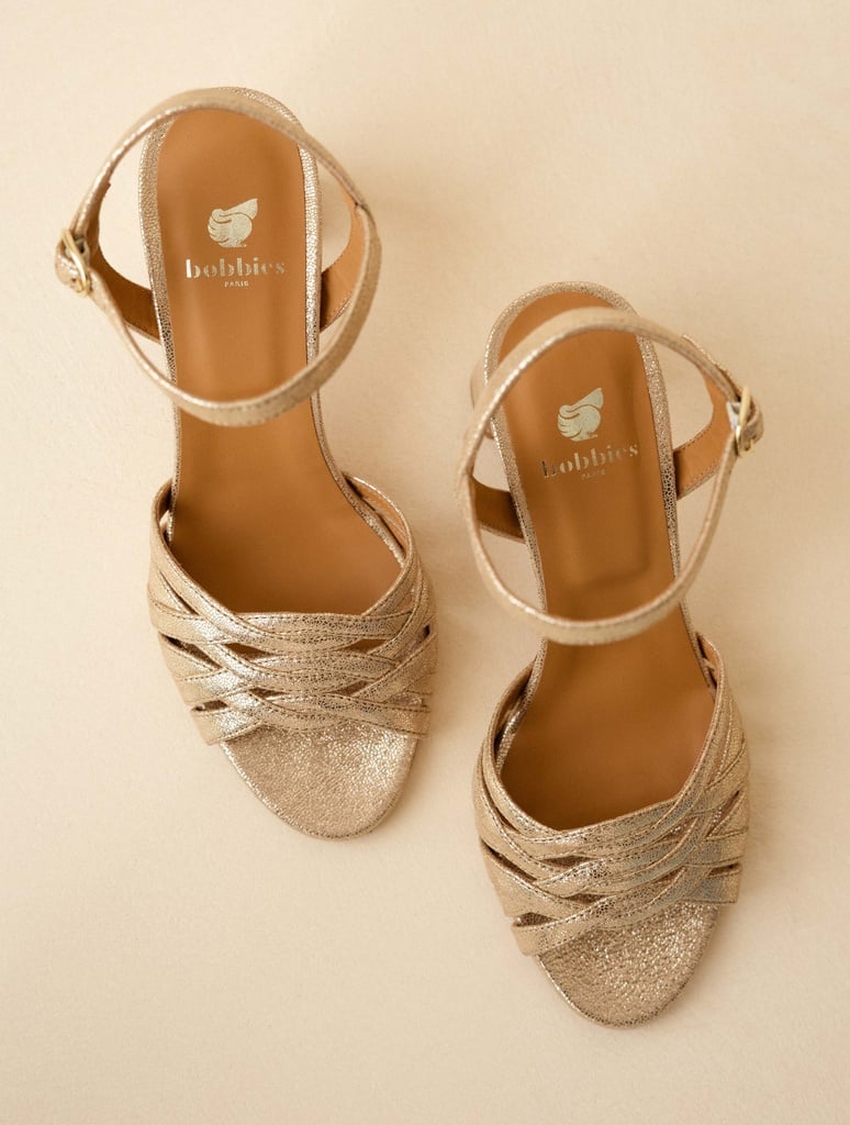 Sandales à Talons : Loren - Iridescent Champagne