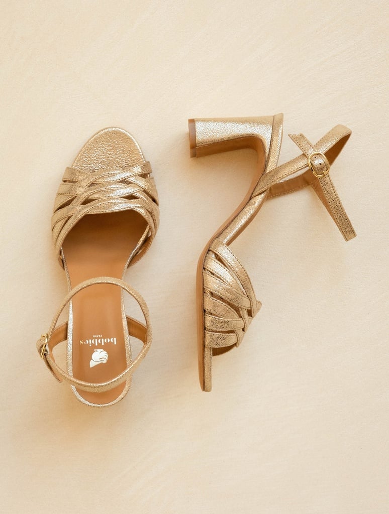 Sandalias de Tacón : Loren - Iridescent Champagne