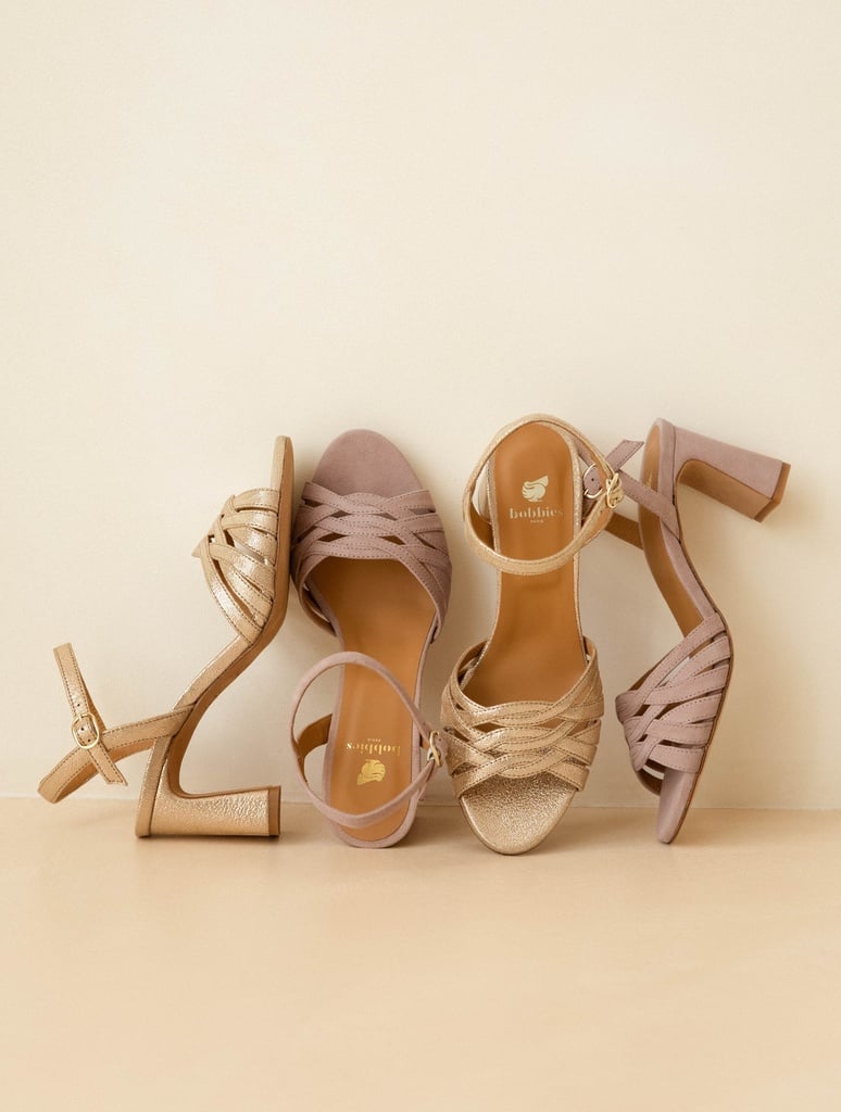 Sandales à Talons : Loren - Iridescent Champagne