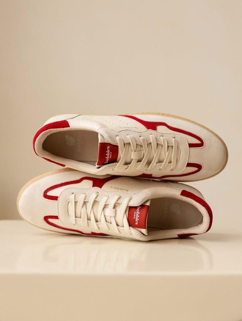 Zapatillas : Miles - Cream & Carmine