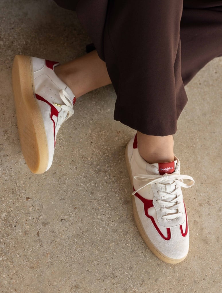 Sneakers : Miles - Cream & Carmine